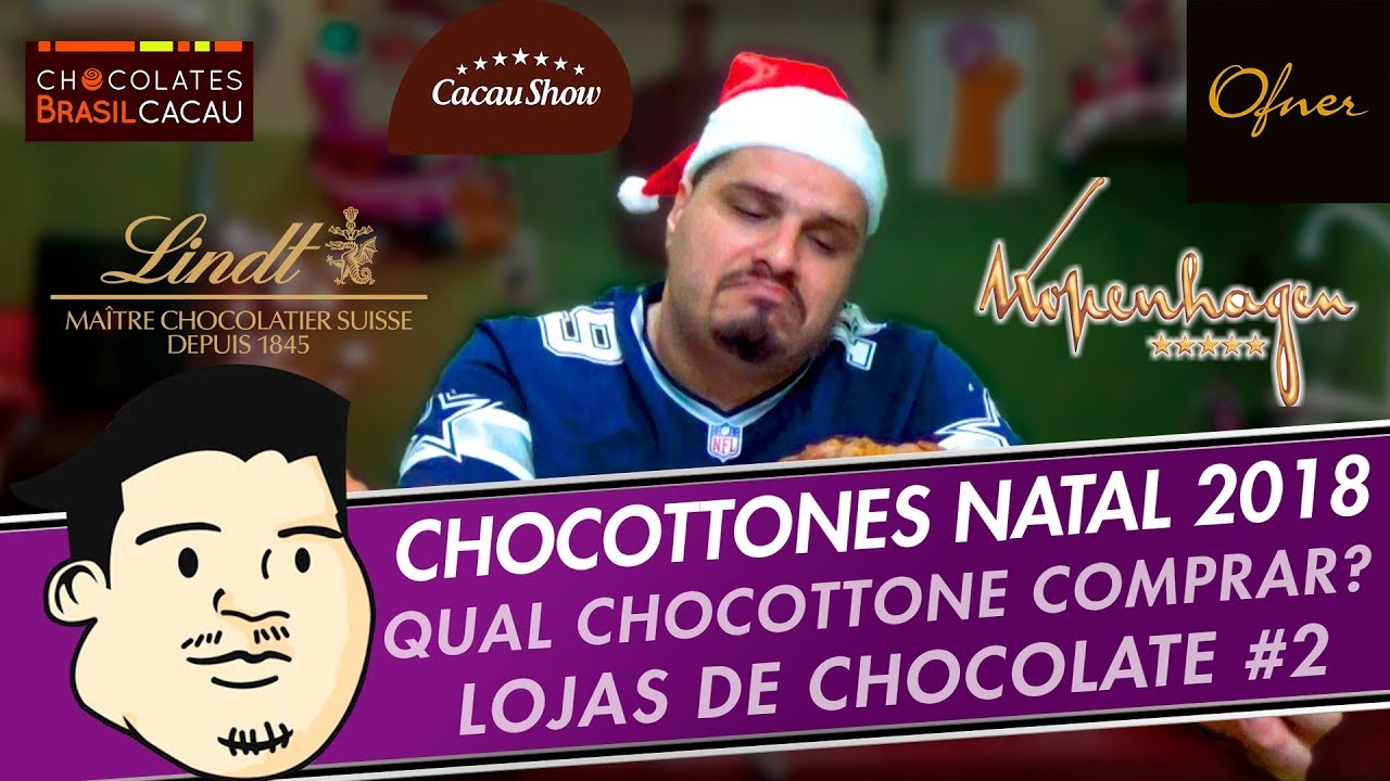 CHOCOTTONES DAS LOJAS DE CHOCOLATE 2020