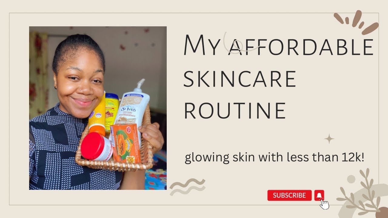 My budget friendly routine that contains everything you need for a clean skin! Everything below #12k