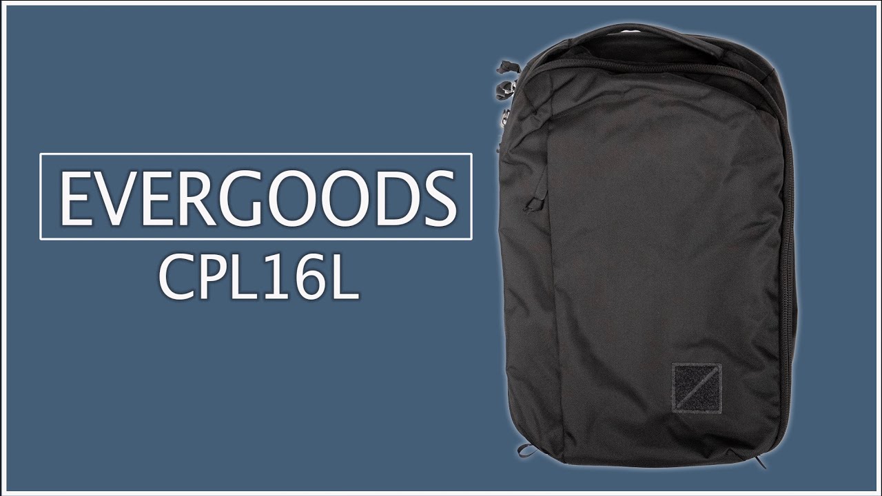 EVERGOODS CPL16L Backpack Review | Best Everyday Carry (EDC) Backpack??