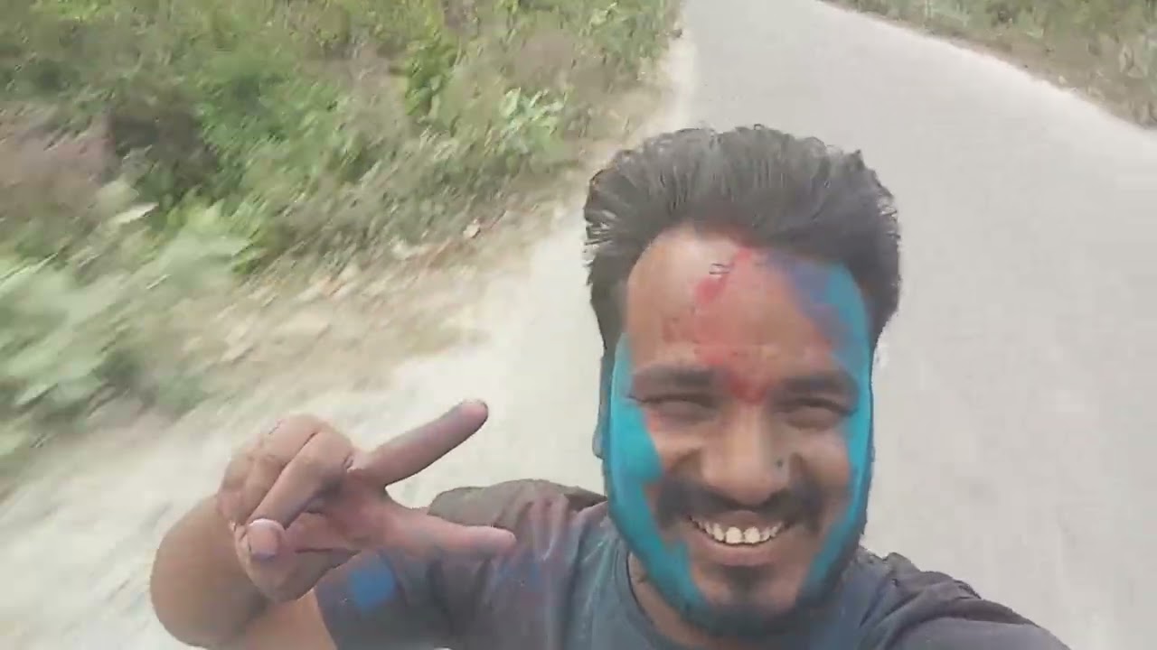 Happy holi 🫟 2026 #haraincha #bhola_vlog7 