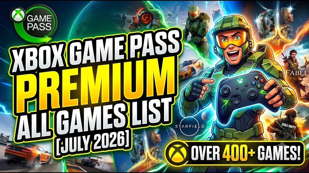 XBOX Game Pass Premium &ndash; All Games List [July 2026]