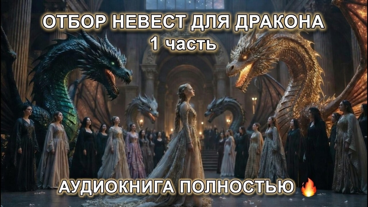 🐉💔 ОТБОР НЕВЕСТ ДЛЯ ИЗНАЧАЛЬНЫХ ДРАКОНОВ | Выжить и полюбить, аудиокнига  1 часть😱✨