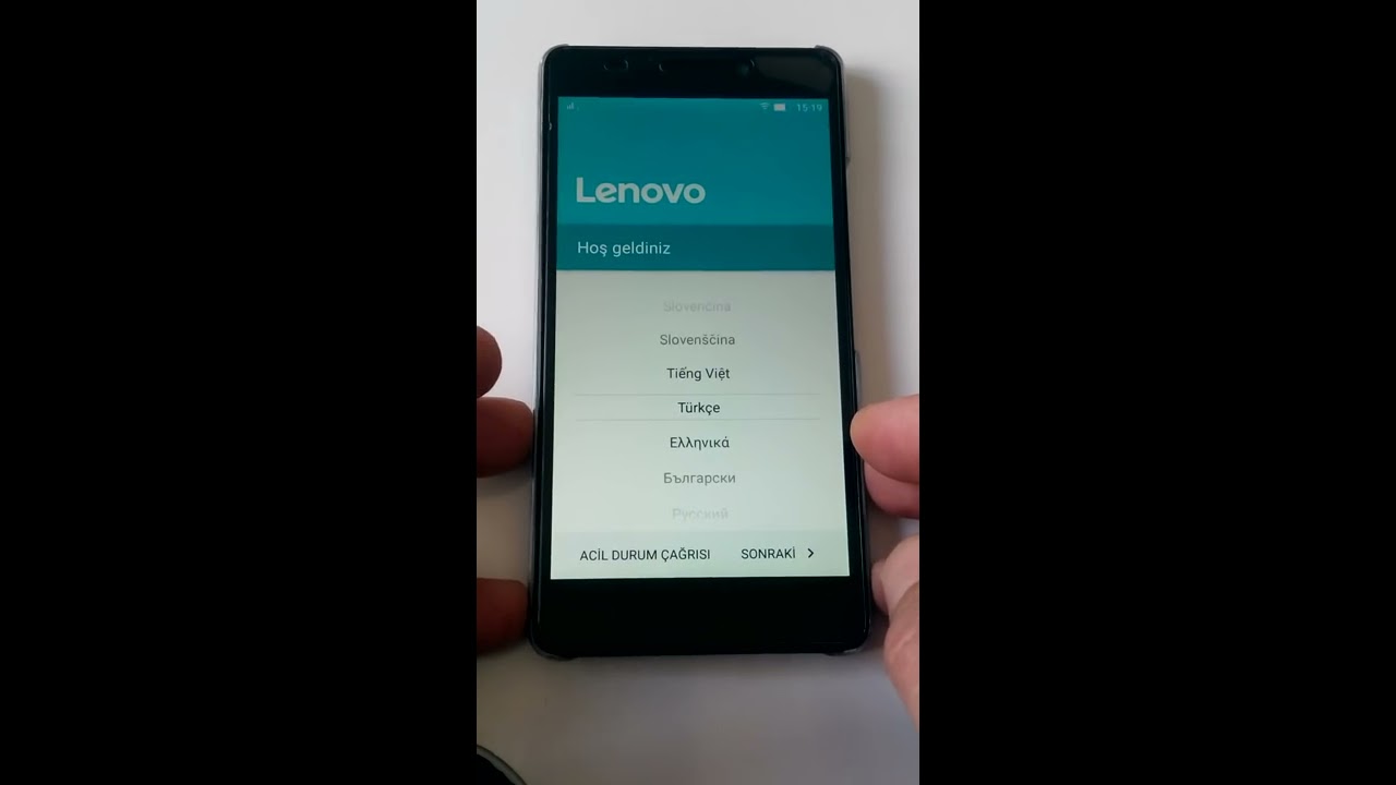 Resetten sonra Gmaili Bypass etme.(Lenovo A7000)