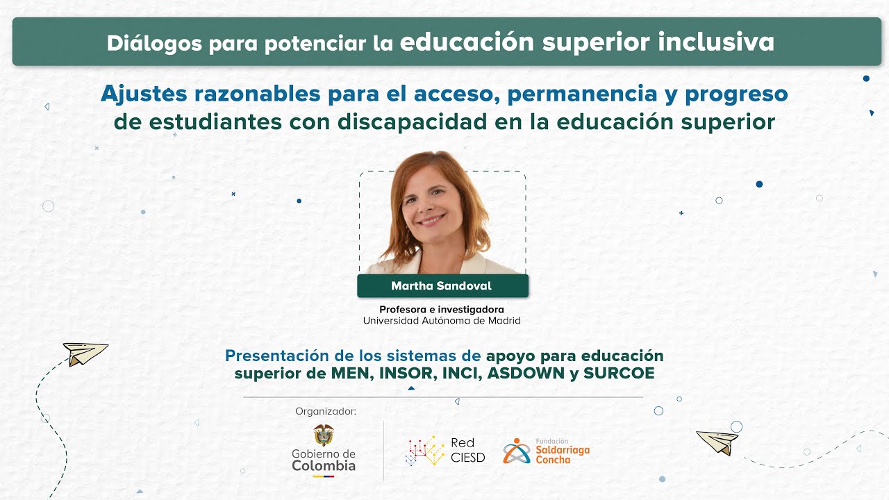 Ajustes razonables para el acceso y progreso de estudiantes con discapacidad en educación superior