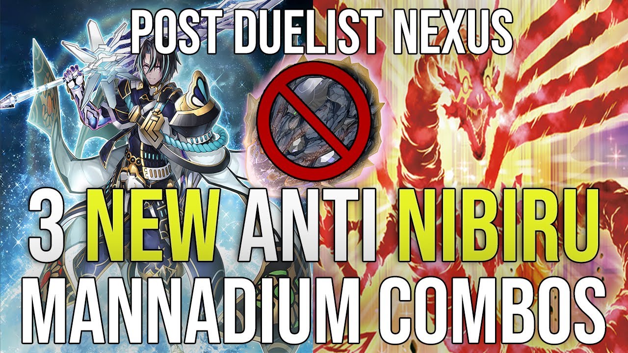 3 NEW ANTI NIBIRU MANNADIUM COMBOS | POST DUELIST NEXUS