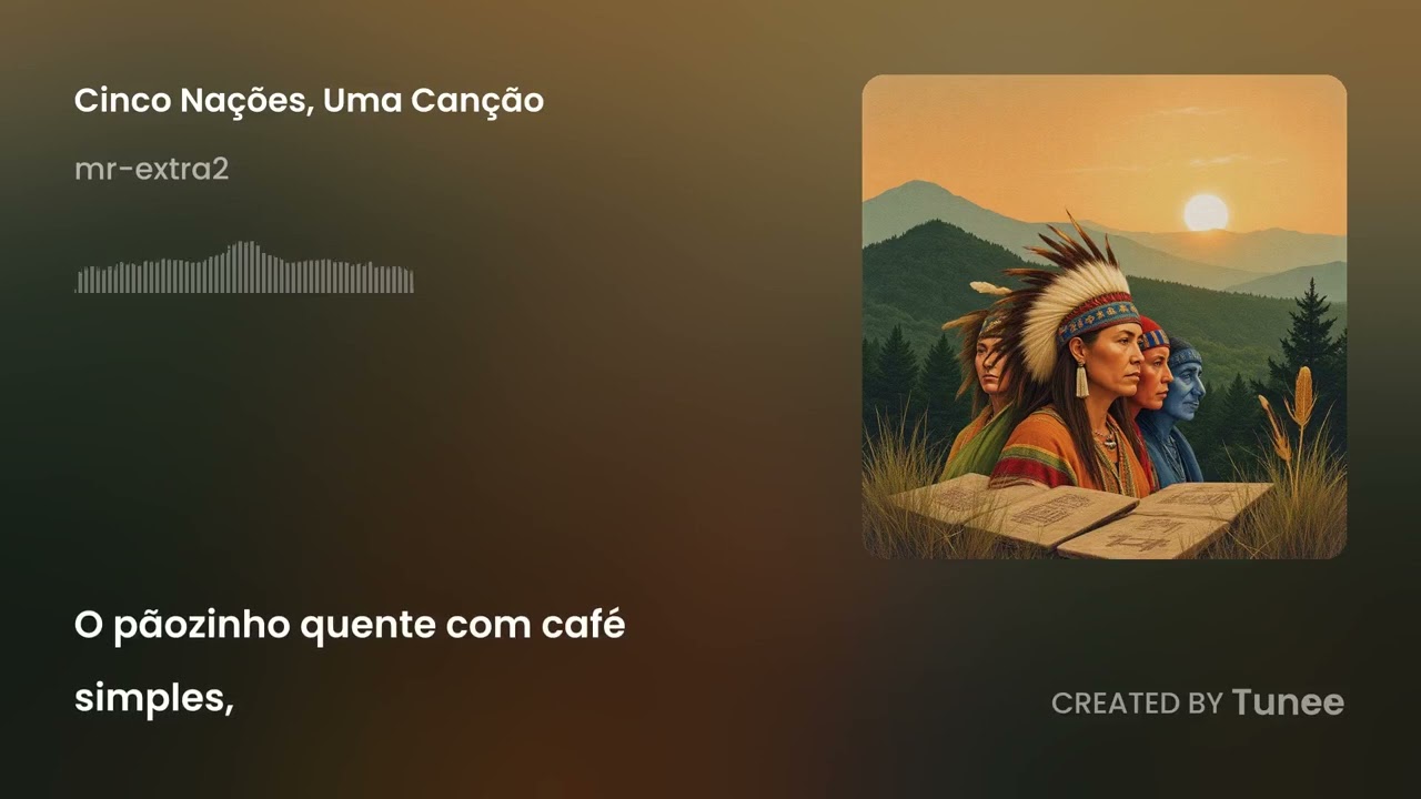 Cinco Nações, Uma Canção da Lusofonia