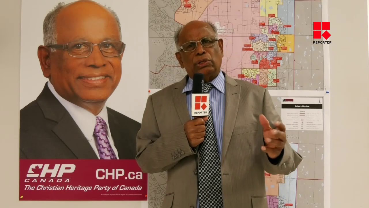 Global News Hour- Canada Elections- Malayali Joseph Alexander, Christian Heritage Party's candidate