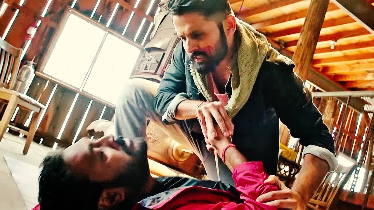 LIE Interval Twist Fight Scene | LIE Interval BANG | Nithin Best Hindi Dubbed Action Scene