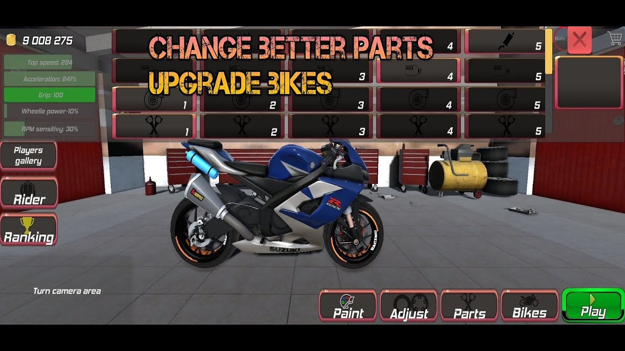 Drag Bikes 3 game play trailer