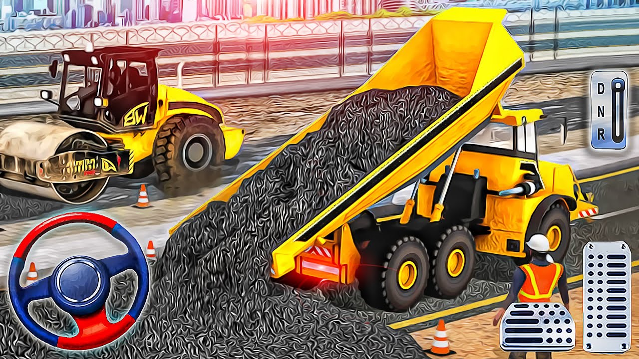 City Road Construction 3D - Construction Simulator - Android GamePlay