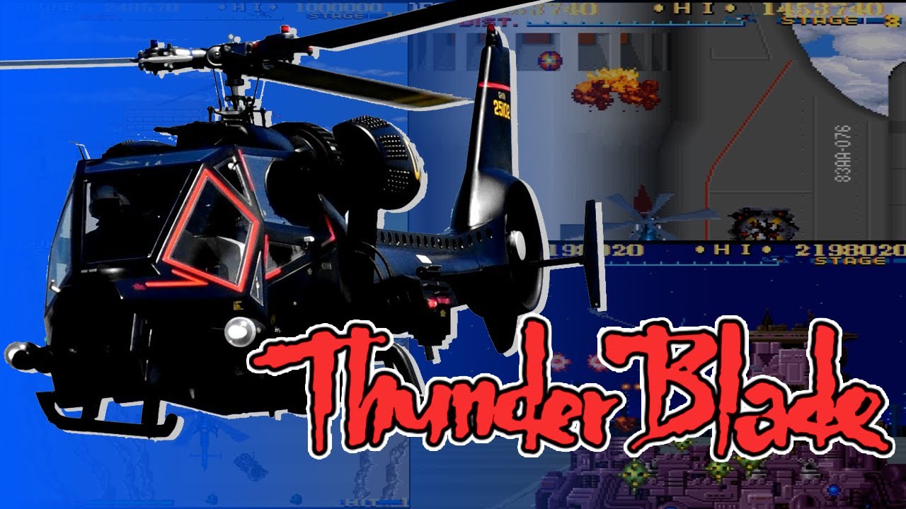 サンダーブレード (Thunder Blade) X68000版 [MT-32] 実機プレイ 60FPS