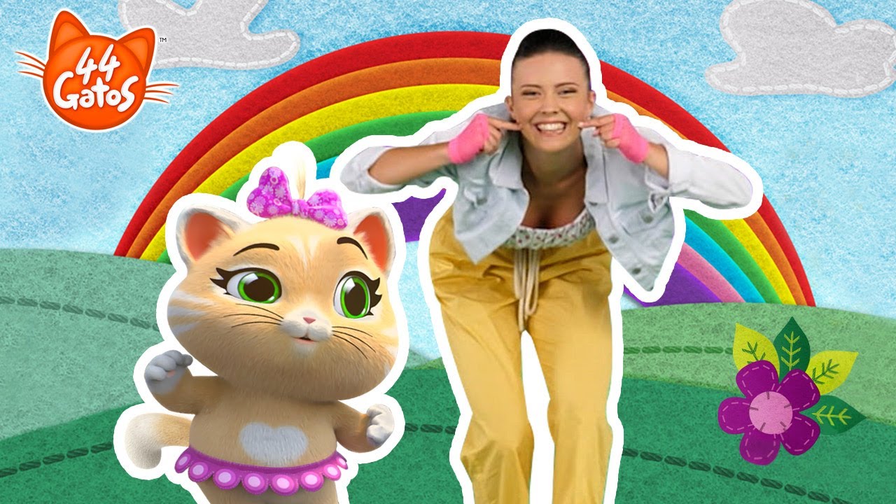 Dança com 44 Gatos | Canção do Choo Choo - Tutorial de dança para crianças