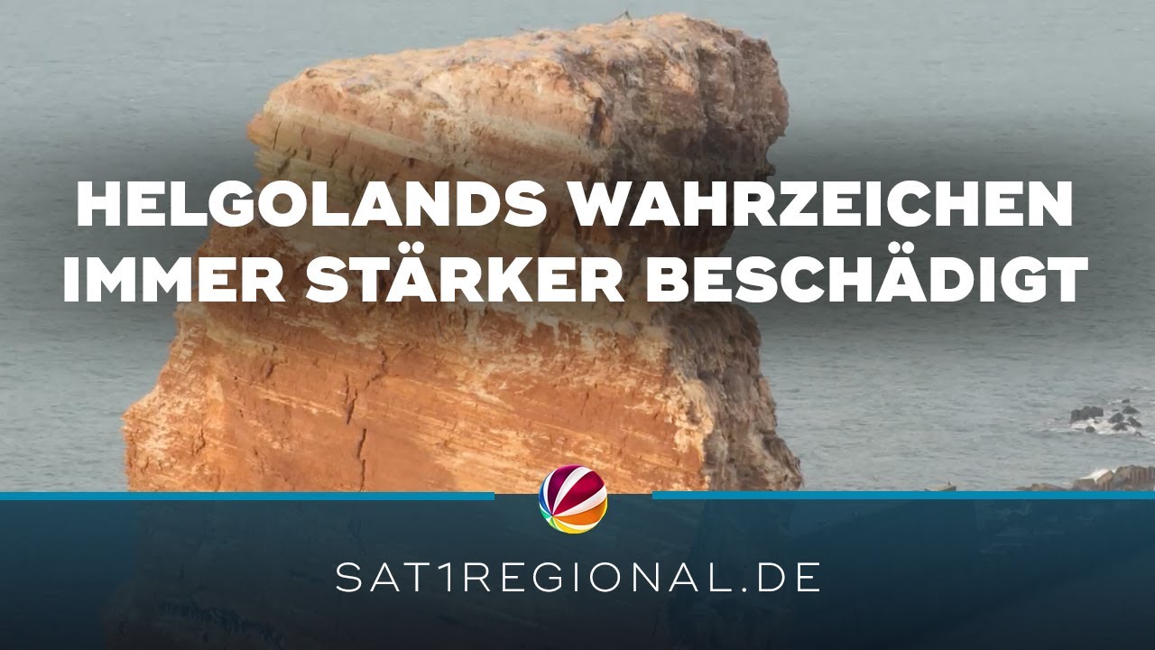 "Lange Anna": Helgolands Wahrzeichen immer stärker beschädigt