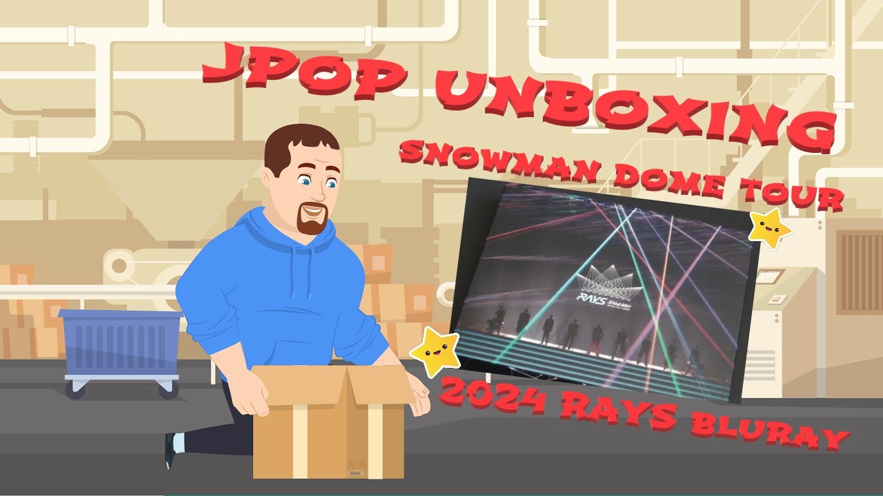 🌸🌟JPop Unboxing ~ SnowMan Dome Tour RAYS 2024 Bluray🌟🌸