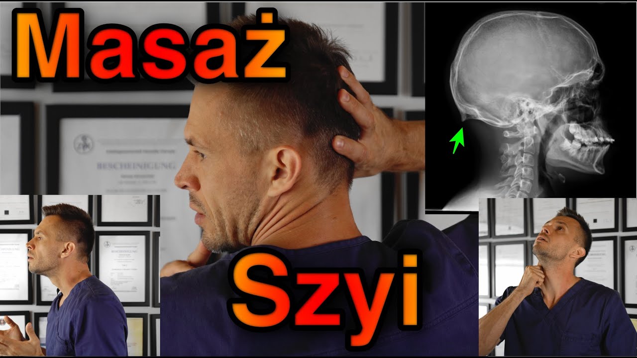 Masaż szyi. Spięty kark. Skuteczny sposób na zmniejszenie napięcia szyi.