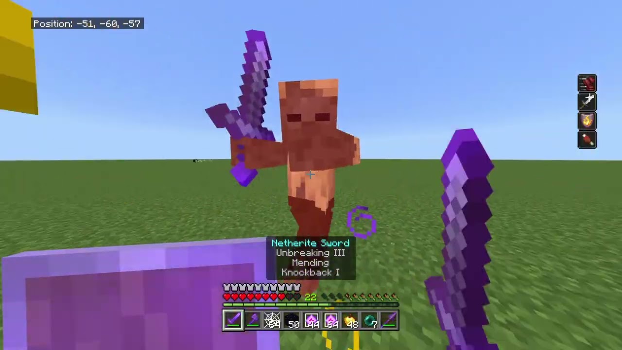 Practicing PvP and also using crystals.