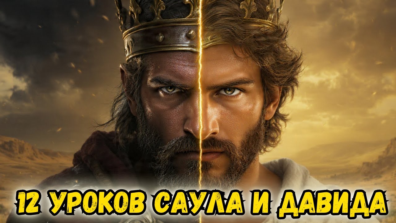 📖 История Саула и Давида | ⚔️ 12 мощных уроков из Библии 🙏👑