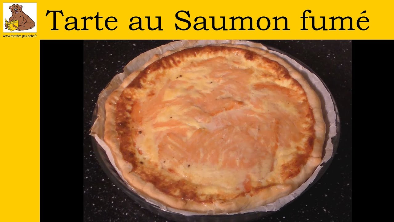 Tarte au saumon fumée (recette rapide et facile)