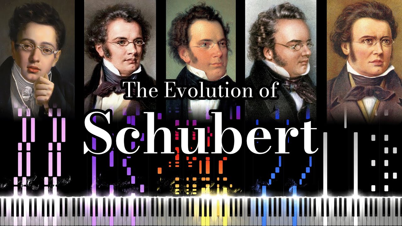 The Evolution of Schubert's Music (From 13 to 31 Years Old)