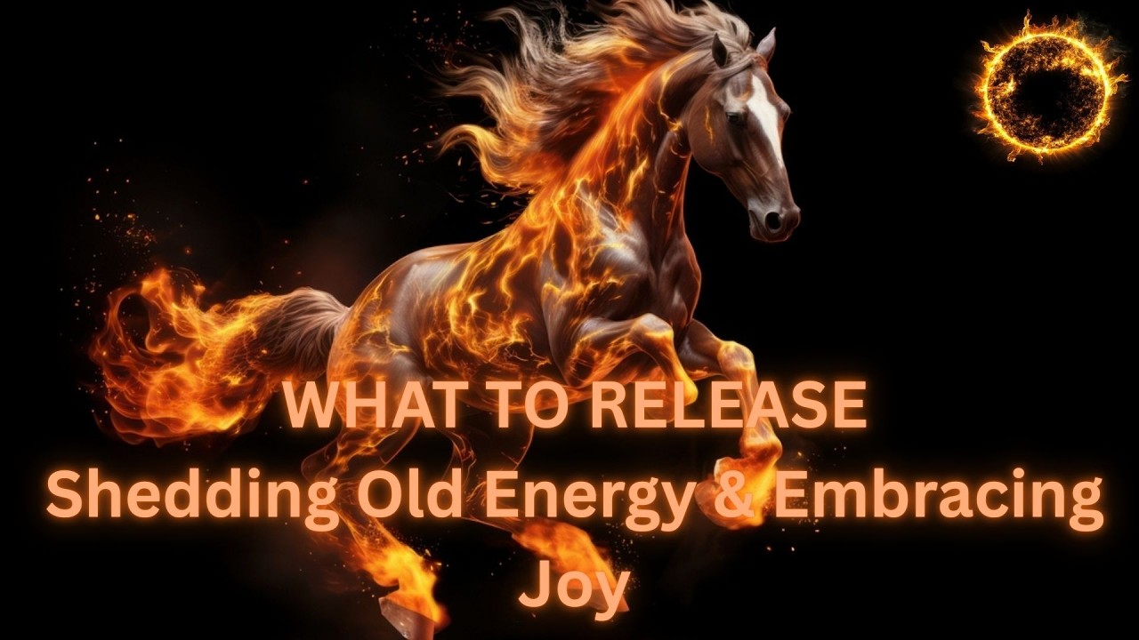 Shedding Old Energy & Embracing Joy  Ring of Fire Solar Eclipse + Year of the Fire Horse #tarot