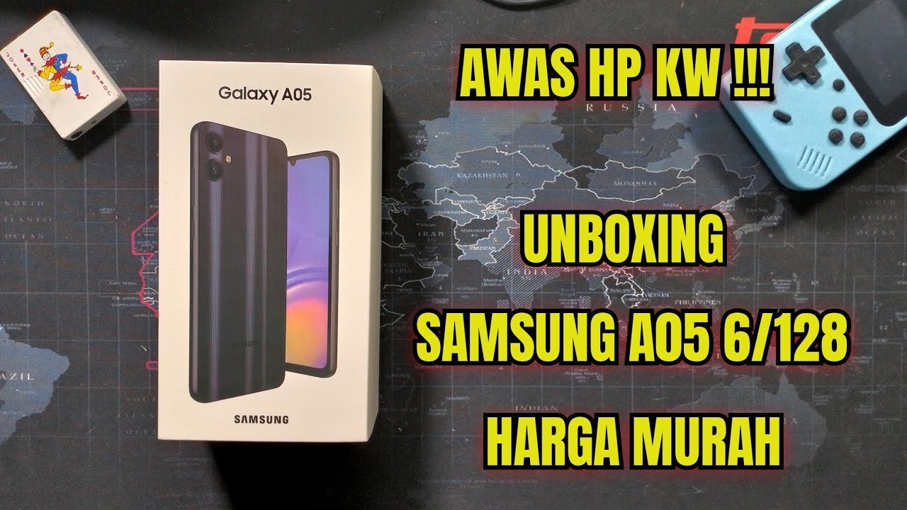 900 RIBUAN UNBOXING SAMSUNG GALAXY A05 6/128 KW . HATI2 YANG MAU BELI PASTIKAN BELI YANG ORI