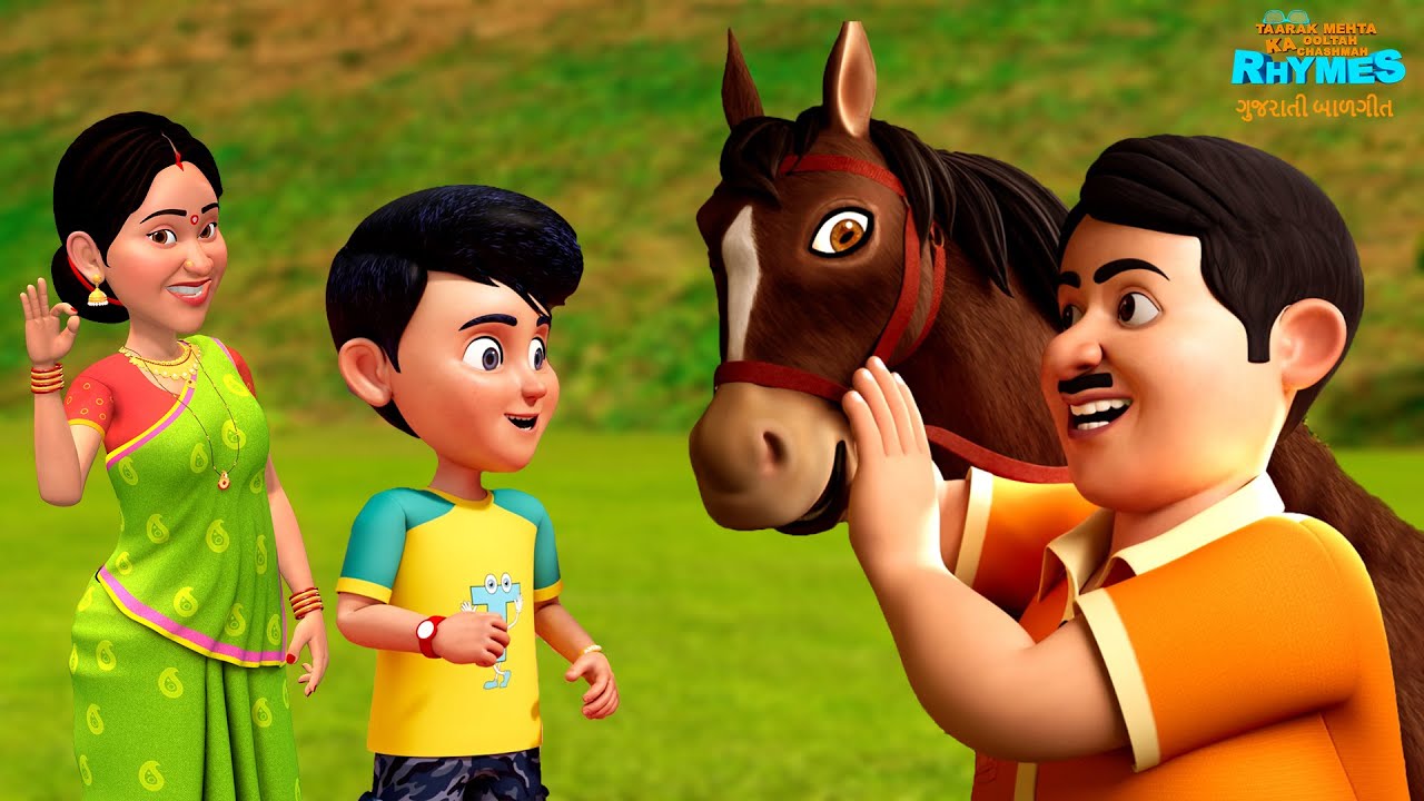 ખેતર ના ગુજરાતી બાળગીતો | TMKOC Gujarati Rhymes #nurseryrhymes #gujarati #farm