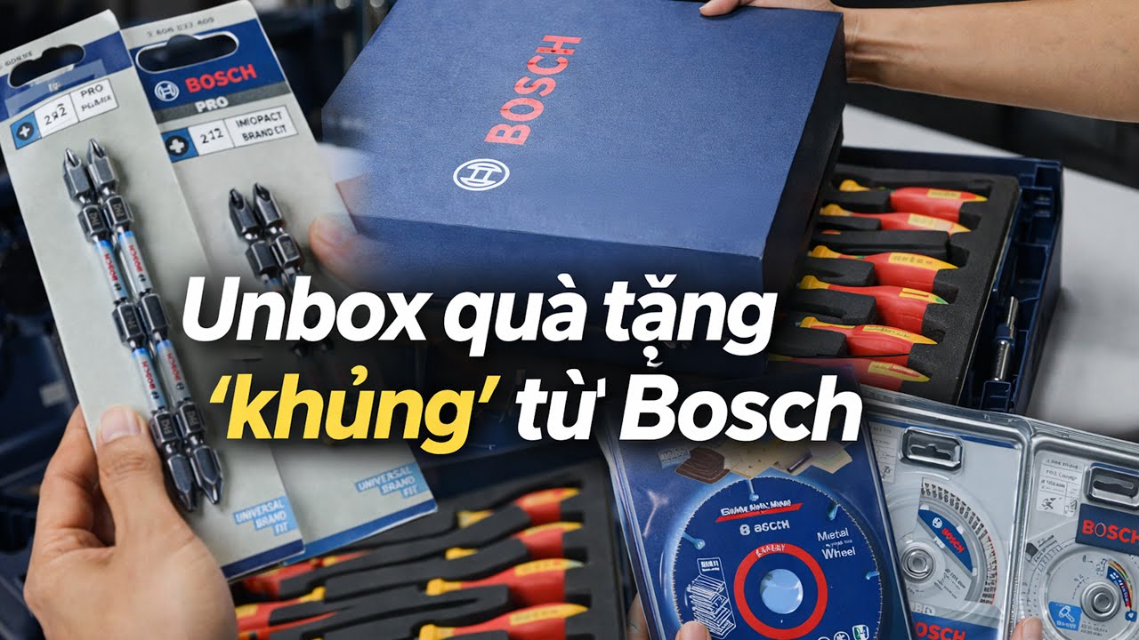 Unbox quà tặng 
