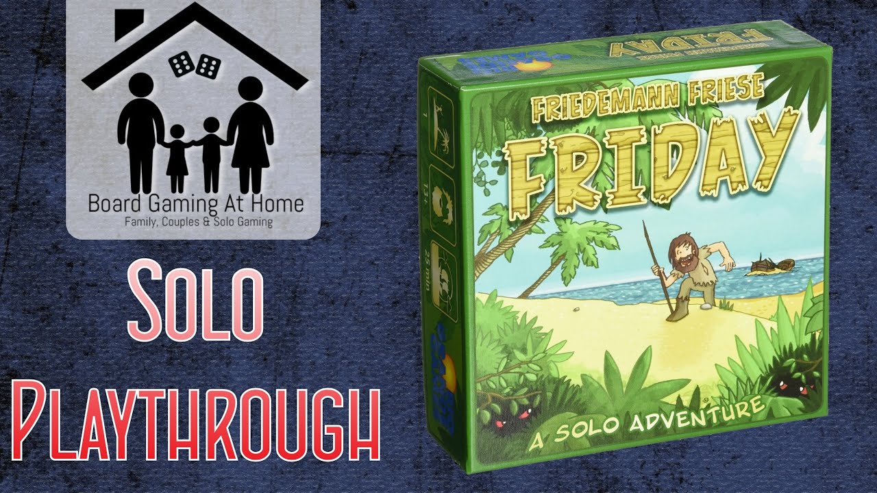Friday Card Game Solo Playthrough (Gameplay Overview, Runthrough & Finaly Thoughts/Review)