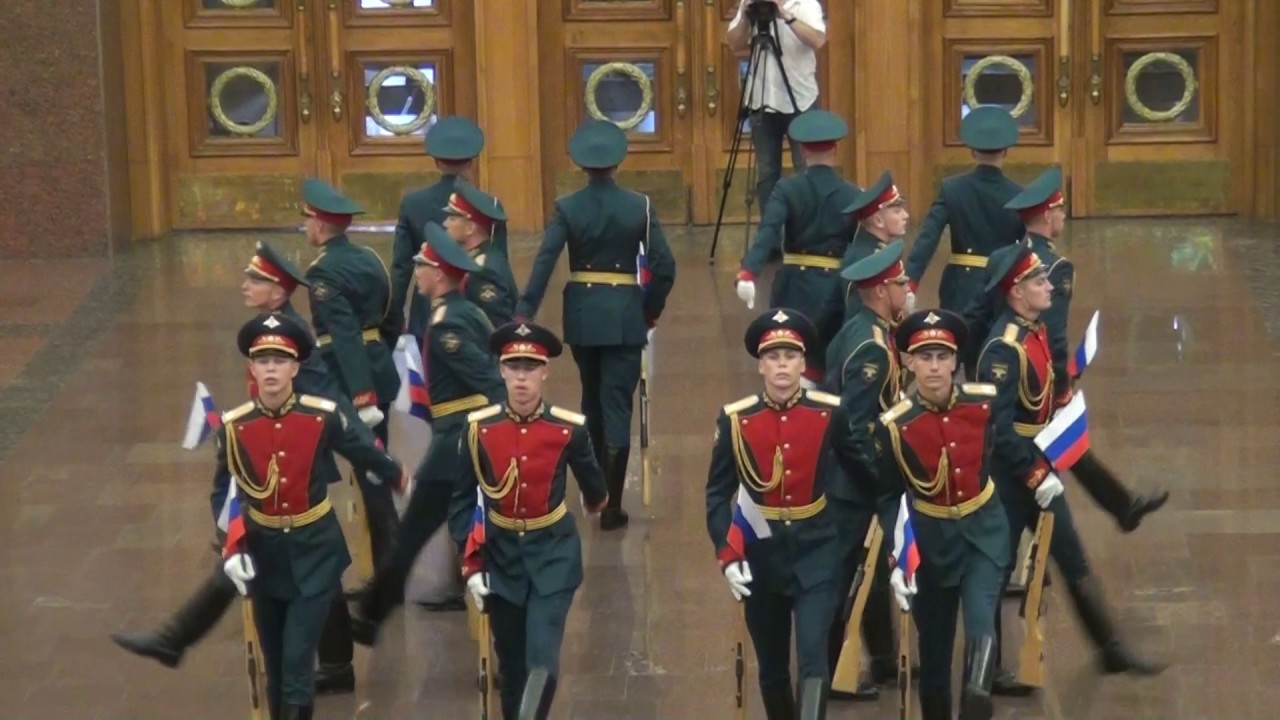 Присяга 154-го   Преображенского  полка  Танец с карабинами  18.06.2016 г.