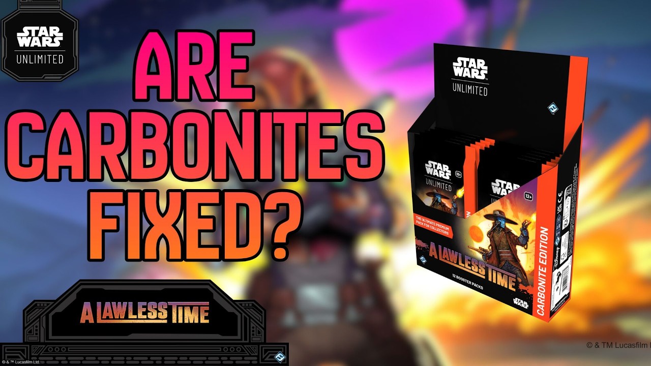 Opening Carbonite Boxes for A Lawless Time Star Wars Unlimited | SWU