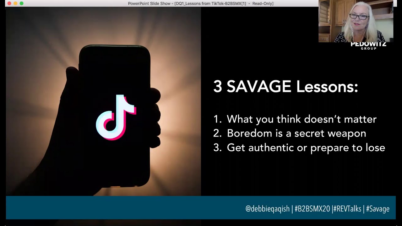 How TikTok Can Shape Your 2021 Revenue Strategy (B2BSMX 2020, REVTalks)