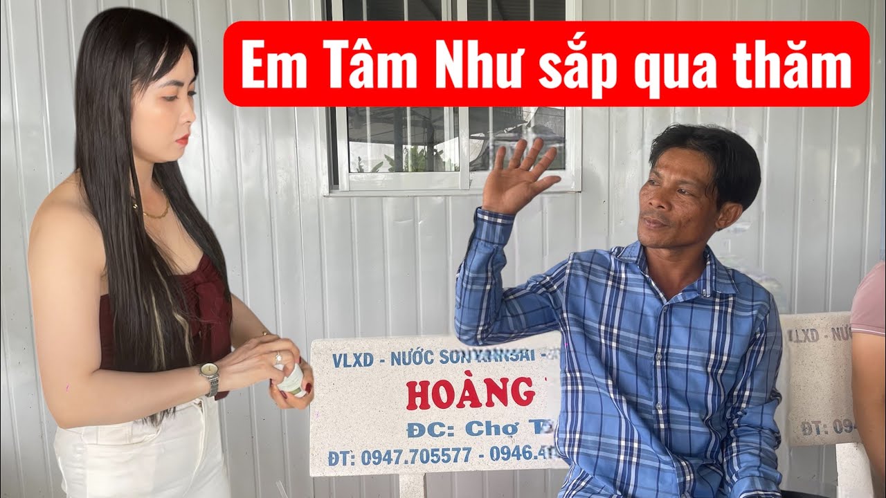 Núi leo dừa khi biết tin em Tâm Như xinh đẹp đã trở lại và qua thăm.