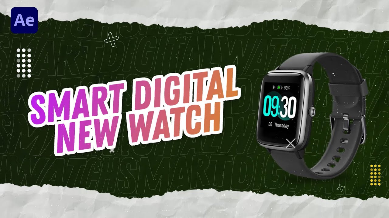 Digital Smart Watch Promo In After Effects | After Effects Tutorial | Effect For You