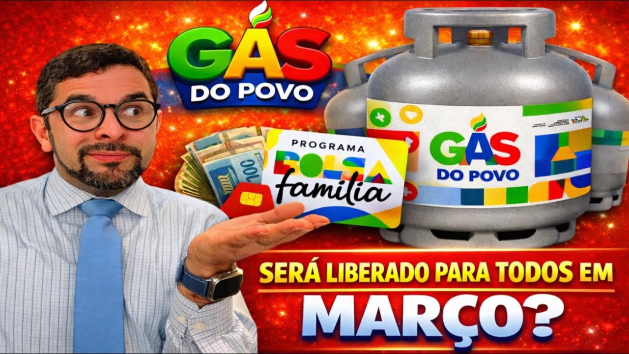 GÁS DO POVO SERÁ PAGO PARA TODOS DO BOLSA FAMÍLIA NESSE MÊS DE MARÇO? VEJA QUEM ESTARÁ DISPONÍVEL!