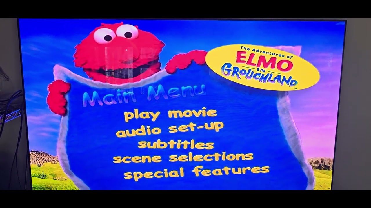 Opening to The Adventures of Elmo in Grouchland 1999 DVD