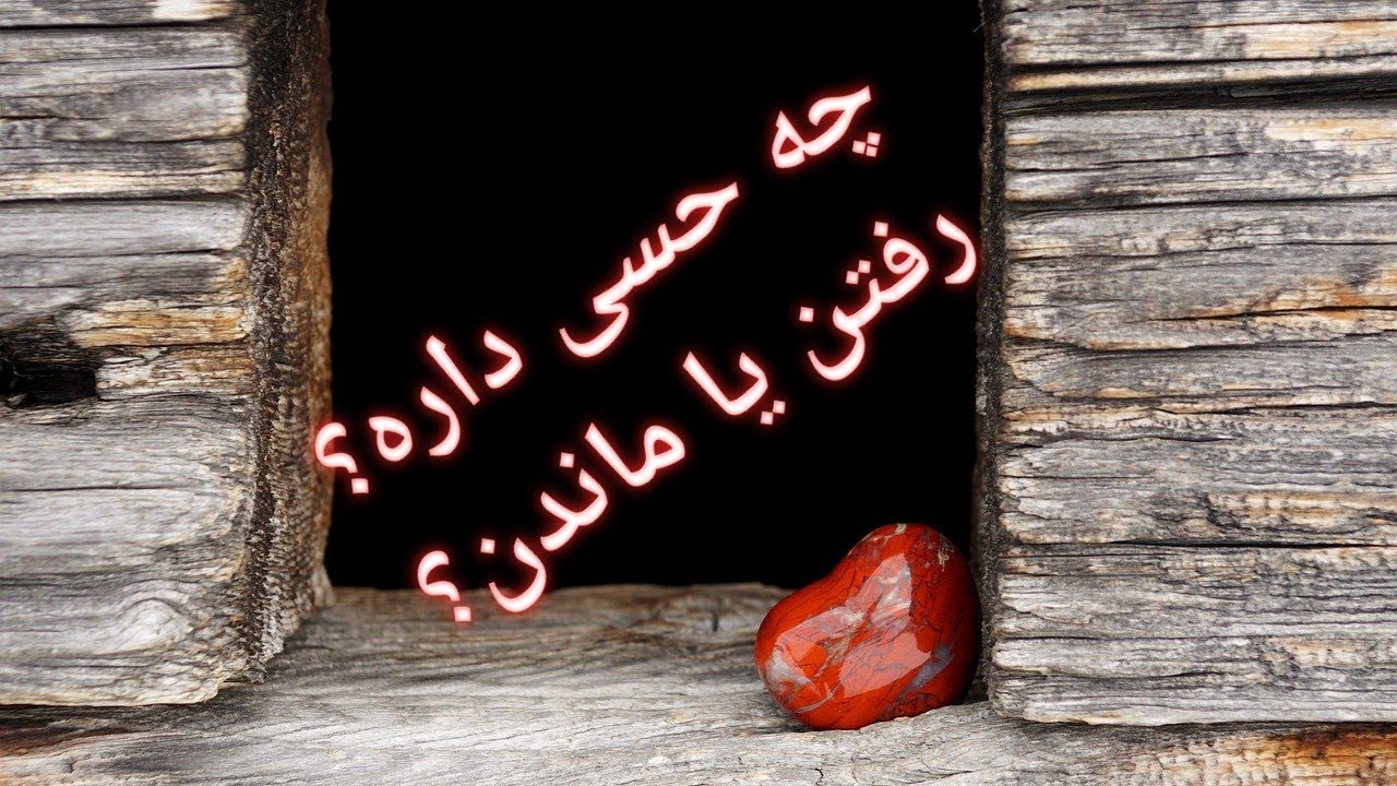 چه حسی داره؟ ماندن یا رفتن؟ فال احساسی بدون زمان