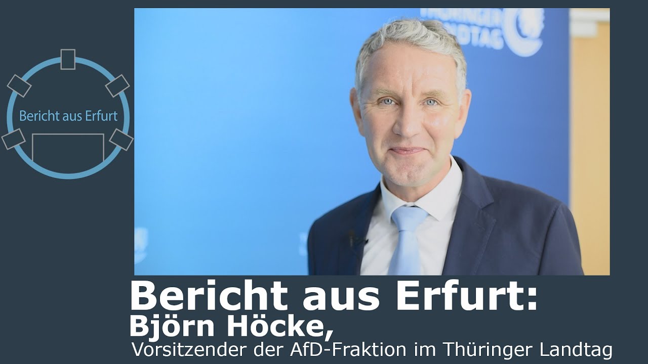 Bericht aus Erfurt: Im Gespräch Björn Höcke, AfD-Fraktionschef im Thüringer Landtag