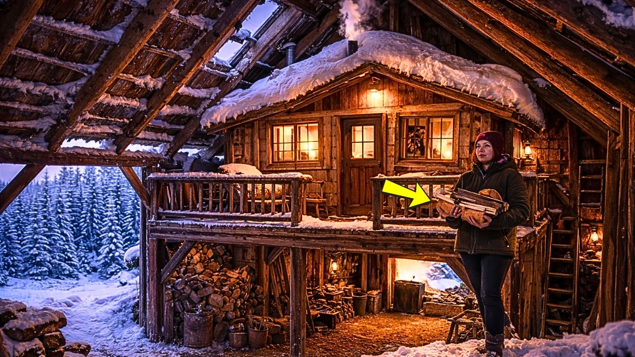 She Put a Small Hut Under the Barn Roof — Then Winter Tested It