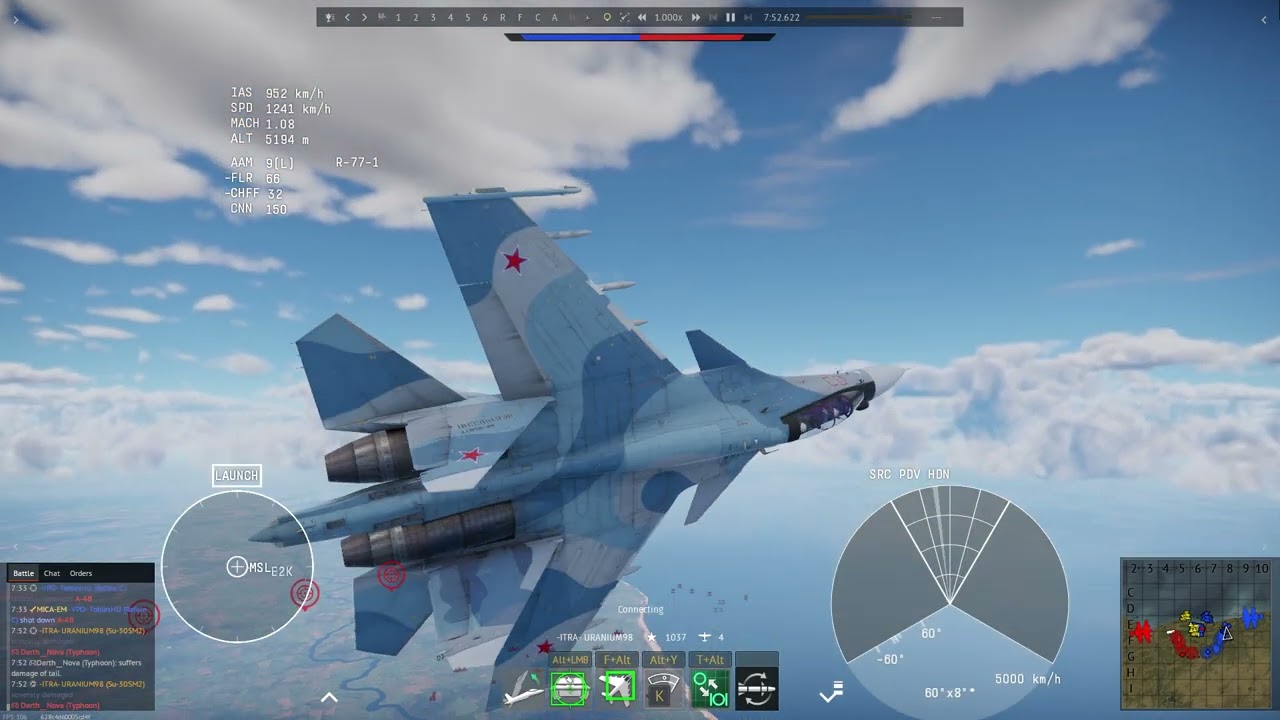 Su-30SM2 11킬 1데스