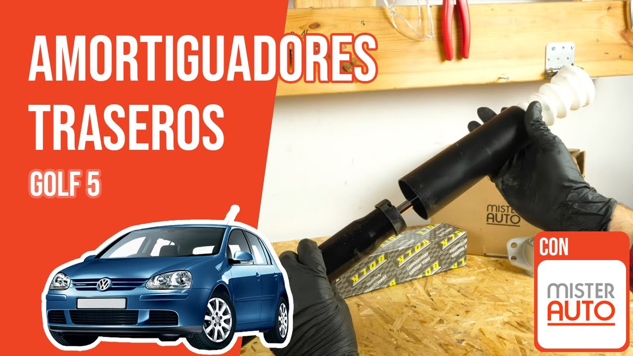 Cómo cambiar los amortiguadores traseros Golf 5 ➿