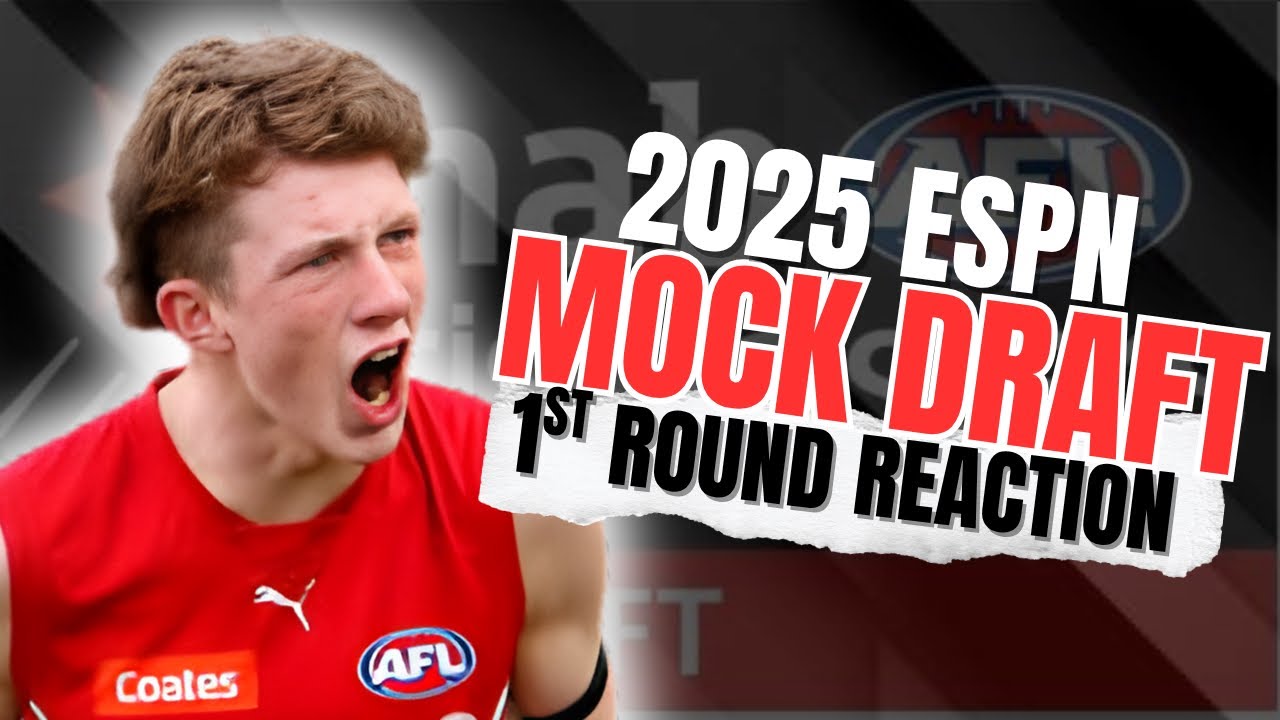 Пробный драфт AFL 2025: пробный драфт первого раунда от ESPN меня заинтриговал!