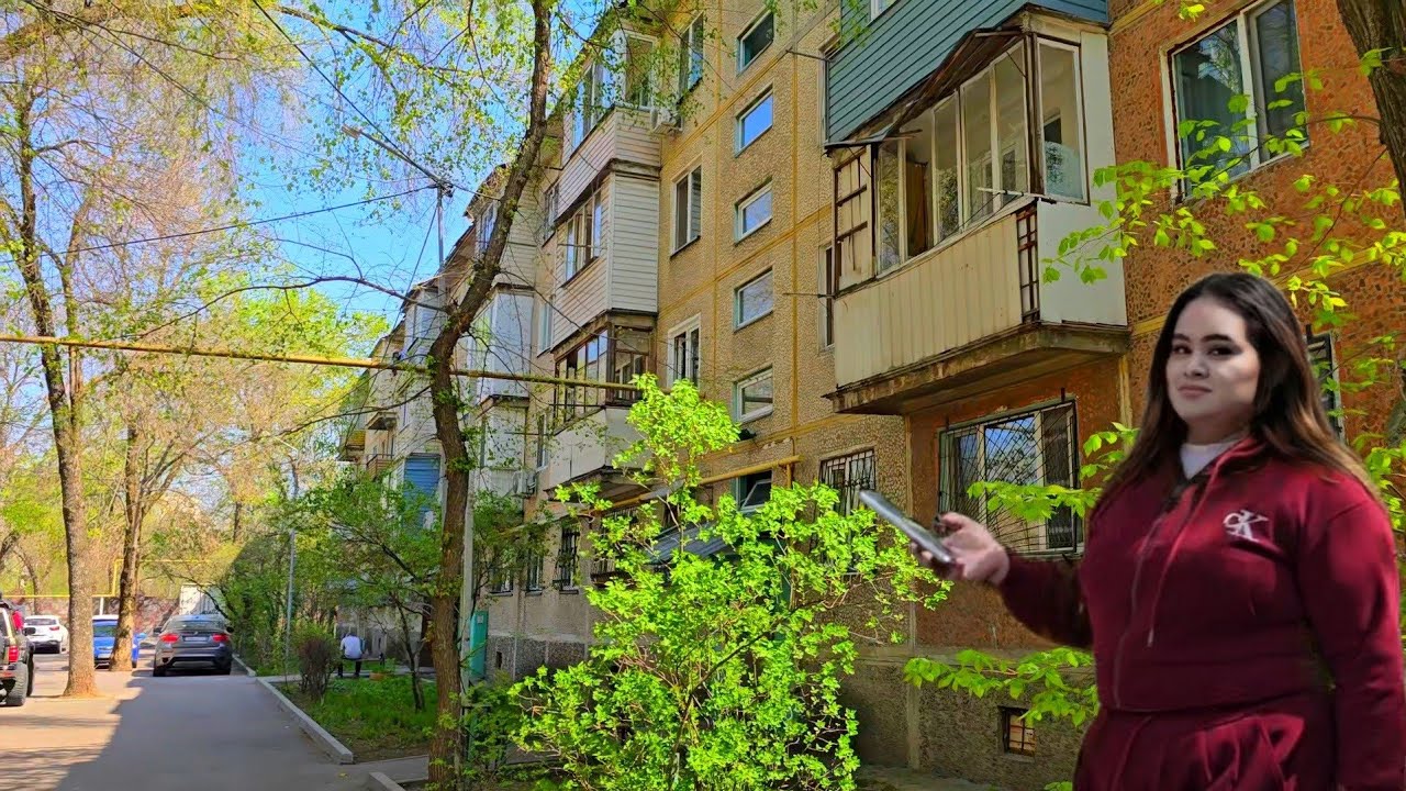 Прогулка в 1 мкр. дом 27 в Алматы, снимем по просьбе подписчика #walkingtour