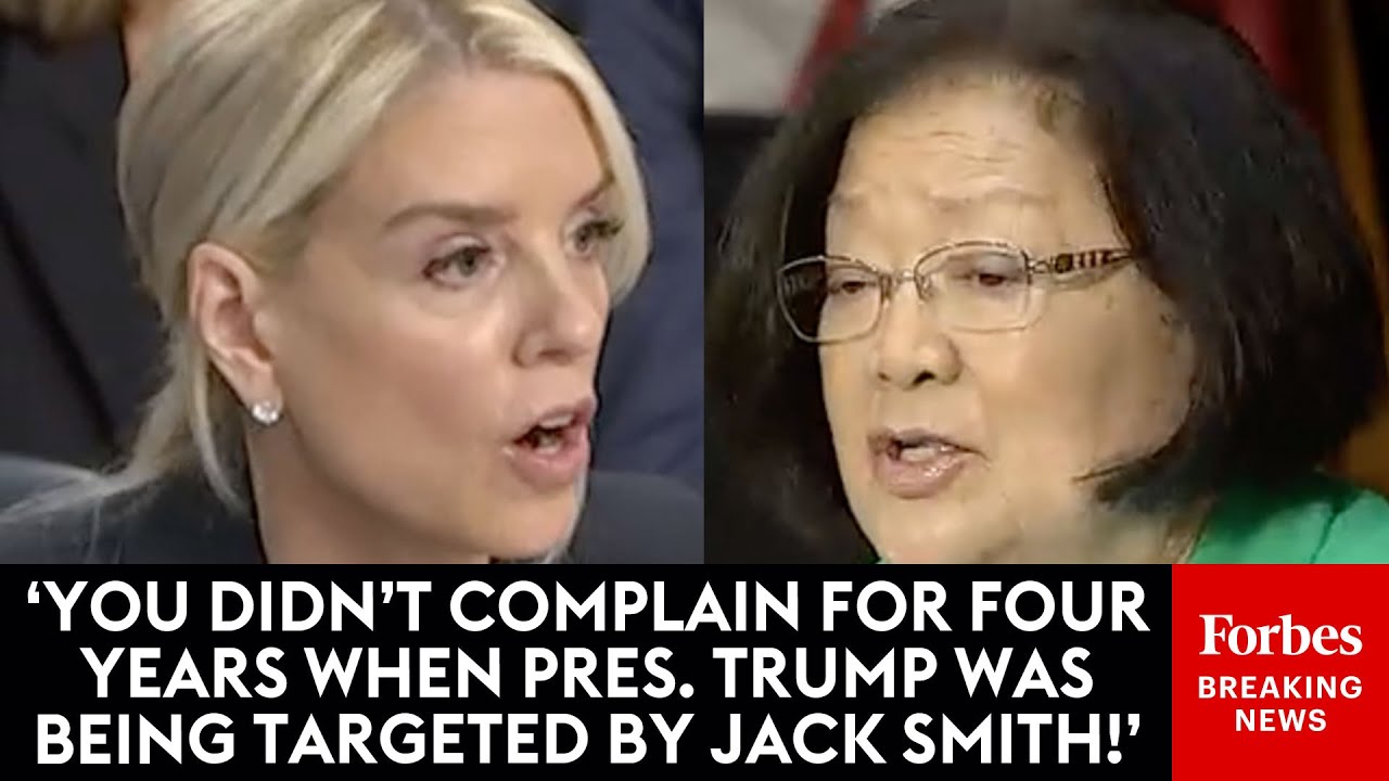 BREAKING NEWS: Bondi And Hirono Have Fierce Clash During Tense Judiciary Committee Hearing