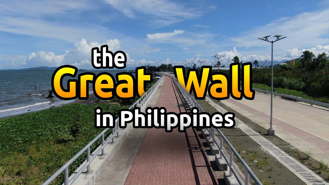 MASSIVE Php7.9 Billion SEAWALL Facing Pacific Ocean // The Great Wall of Leyte in Philippines
