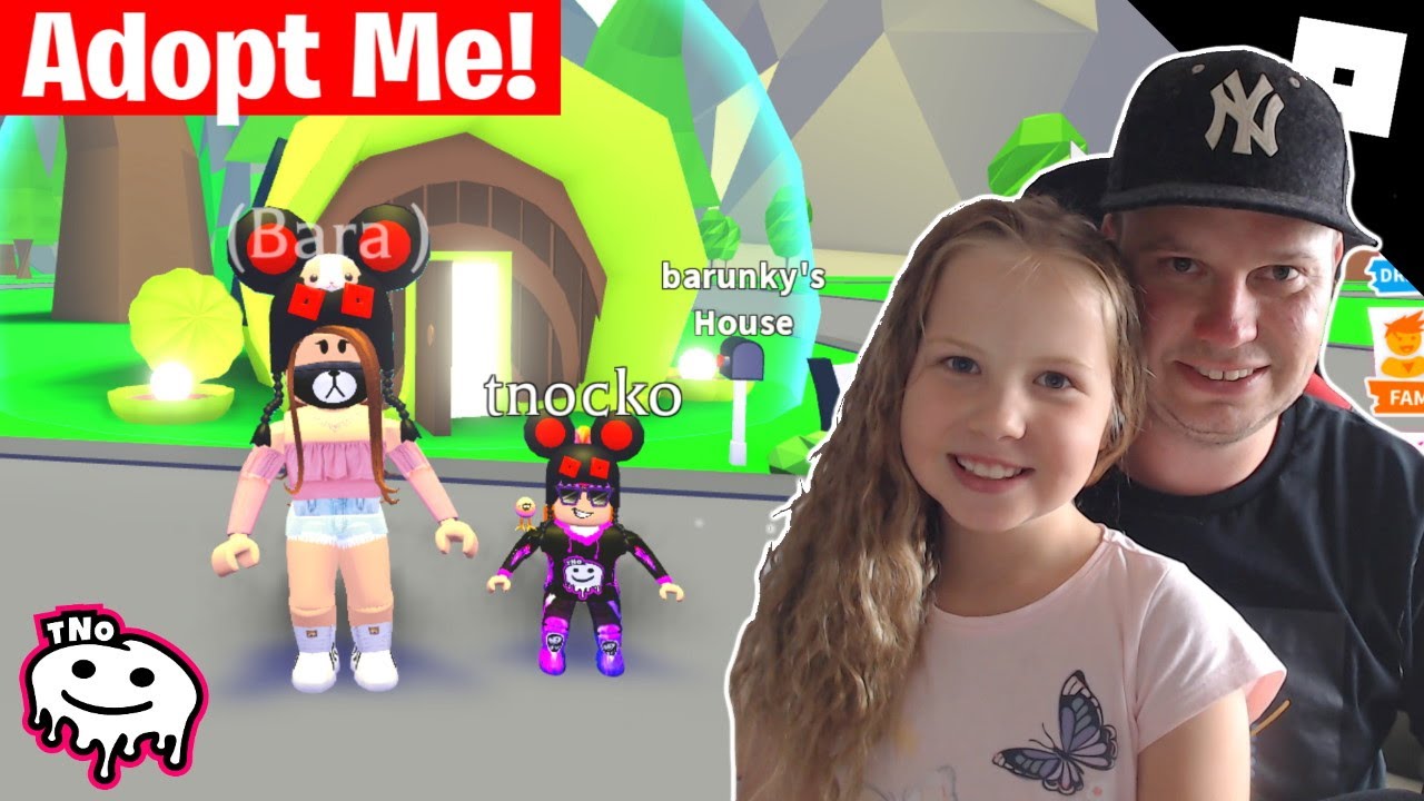 S MAMINKOU BARUNKOU JEDEME DO PRAHY - PŘÍBĚH ADOPT ME! 💕 ROBLOX | Tatínek a Barunka CZ