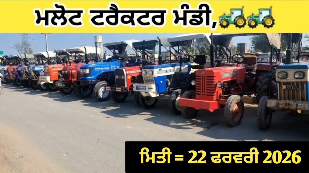 Malout tractor Mandi मलोट ट्रैक्टर बाजार ਮਲੋਟ ਟਰੈਕਟਰ ਮੰਡੀ #5911 #mogatractormandi