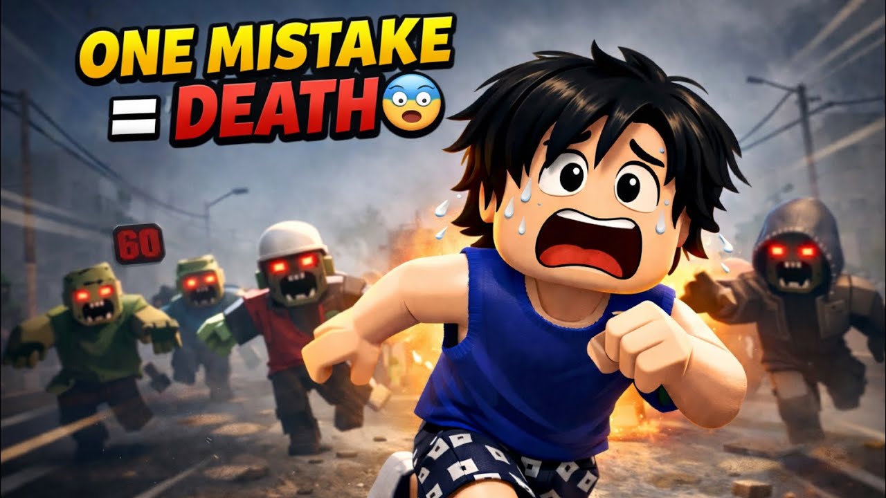ONE MISTAKE = DEATH 😨| Roblox The Last Run