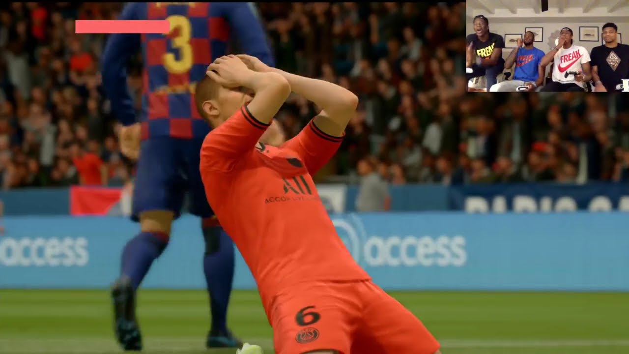 PSG vs Barcelona FIFA Live Stream | Kostas & Alex destroy Giannis & Thanasis!