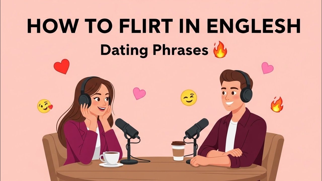 How to Flirt in English - Dating Phrases & Romantic Expressions You Need!