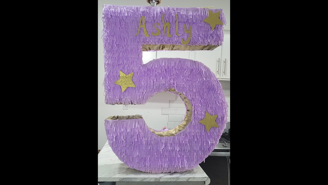 Piñata del número 5!!!🪅